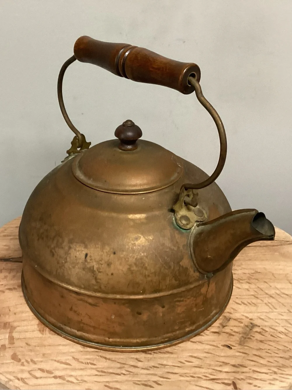🟠 Vintage - Paul Revere Copper Crafted Tea Pot - Tea Kettle - Rome NY - Unique